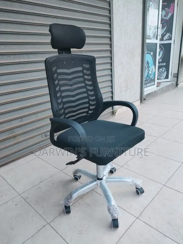 Boss Office Products Kiti cha Headrest - Nyeusi - 1