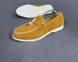 Loro Piana Summer Walks Loafers - Blue Suede - 2
