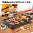 Electric BBQ Grill Pan Baking Tray 68x28cm - 4