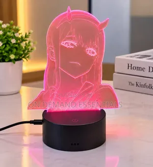 Mwanga wa Usiku wa LED wa Akriliki wa Anime