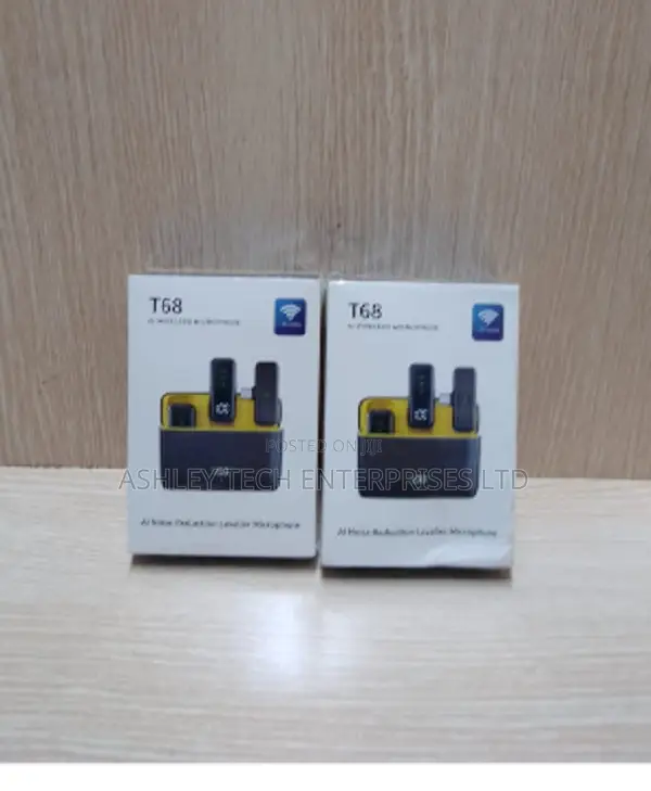 T68 Wireless Microphone Set - Dual Transmitter - 1