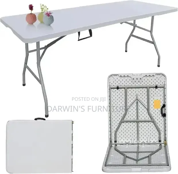 Boss Office Products Foldable Table - White - 1