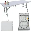 Boss Office Products Foldable Table - White - 1