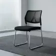 Stackable Mesh Visitor Office Chair - Black - 2