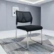 Stackable Mesh Visitor Office Chair - Black - 3