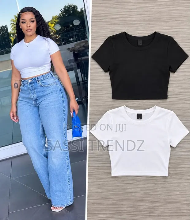 Heavy Cotton Crop Tops - 1
