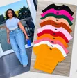 Heavy Cotton Crop Tops - 2