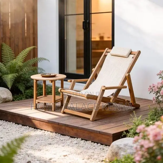 Kiti cha Sun Lounger cha Kifahari kwa Patio na Poolside - 1