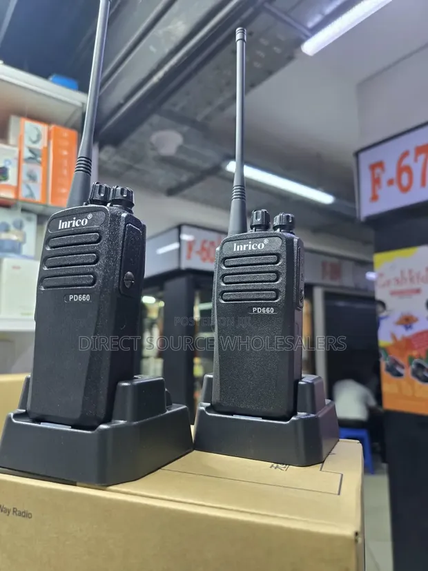 Inrico PD660 Biashara Usalama Walkie Talkie - 1
