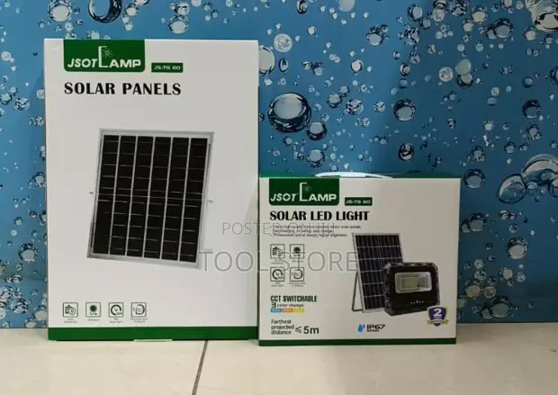 TG 60W Solar Floodlight with Remote - 1