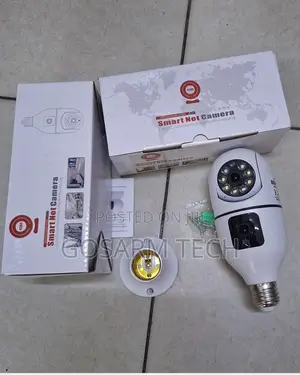 Home SmartNet Dual Lens WiFi Bulb Camera (V380 Pro 4MP)