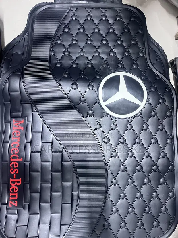 Mercedes-Benz 5-Piece Rubber Car Floor Mats (Brand New) - 1