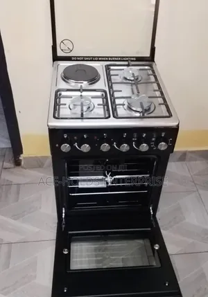 Sarahtech 3+1 Standing Cooker 50x55cm with Rotisserie/Electric Oven