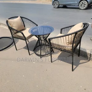 Boss Office Products Meza ya Balcony na Viti 2