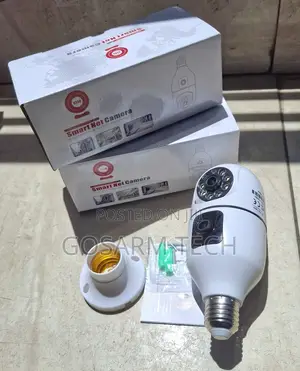 V380 Pro Kamera ya Balbu ya Nanny Lenzi Mbili
