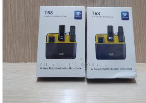 T68 Wireless Dual Lapel Microphone - 1