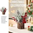 Tabletop Mini Christmas Tree Stump Decoration - 3