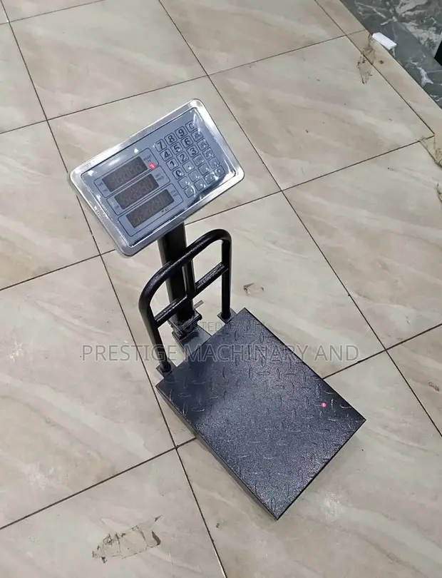 Digital Weighing Scale Platform 150kg Rechargeable - 1