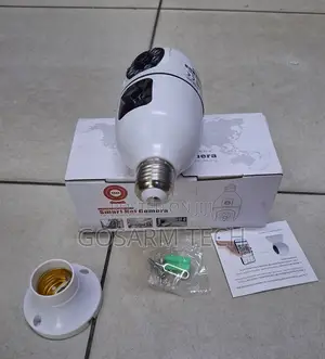 Kamera ya Bulb ya WiFi Isiyo na Waya ya Lenzi Mbili ya Ndani V380Pro