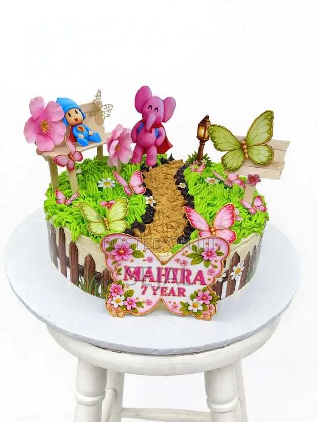 Sejal Cakes - Keki ya Vanilla ya 2kg na Buttercream - 1