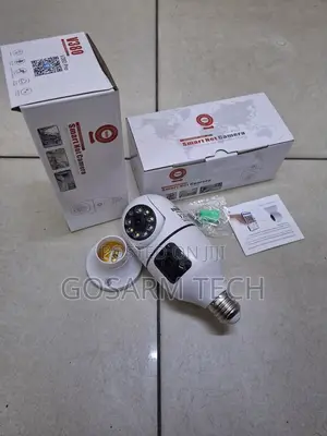 V380 Dual Lens Bulb Camera