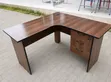 Executive L-Shaped Office Desk na 3-Drawer Lockable Pedestal - 2