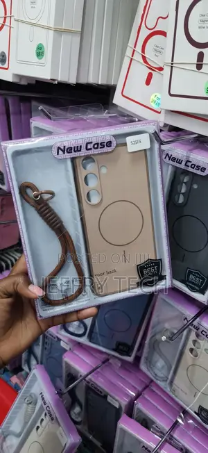MagSafe-Compatible Phone Case with Strap for Samsung Galaxy S25 FE