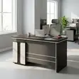 1.2m Home Writing Desk - Gray - 2