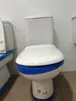Roca Siza WC Toilet na Cistern na Dekelo la Kiti - 3