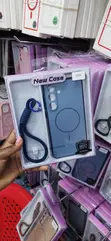 Kesi ya Bluu ya Magnetic na Lanyard ya Mkono kwa Samsung Galaxy S25 FE - 1