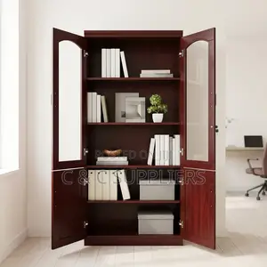 Lockable Mahogany File Cabinet