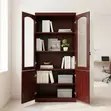 Lockable Mahogany File Cabinet - 1