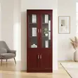 Lockable Mahogany File Cabinet - 2