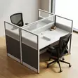 2-Seater Open View Workstation - 4
