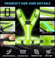 LED Reflective Vest with Rechargeable Lights - 4