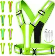 LED Reflective Vest with Rechargeable Lights - 5