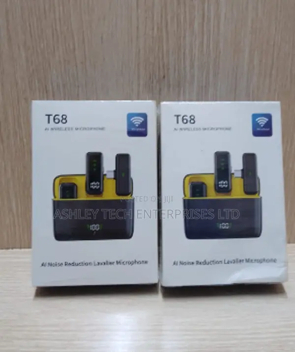 T68 Wireless Microphone - Dual Speaker - 1