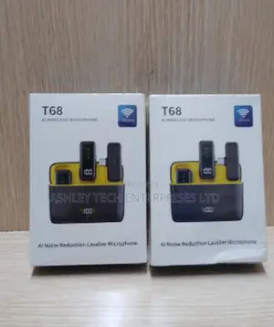 T68 Wireless Microphone - Dual Speaker