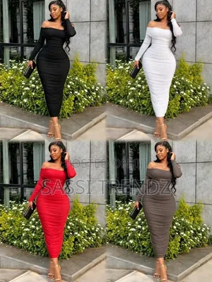 Mavazi ya Off Shoulder Bodycon Mesh