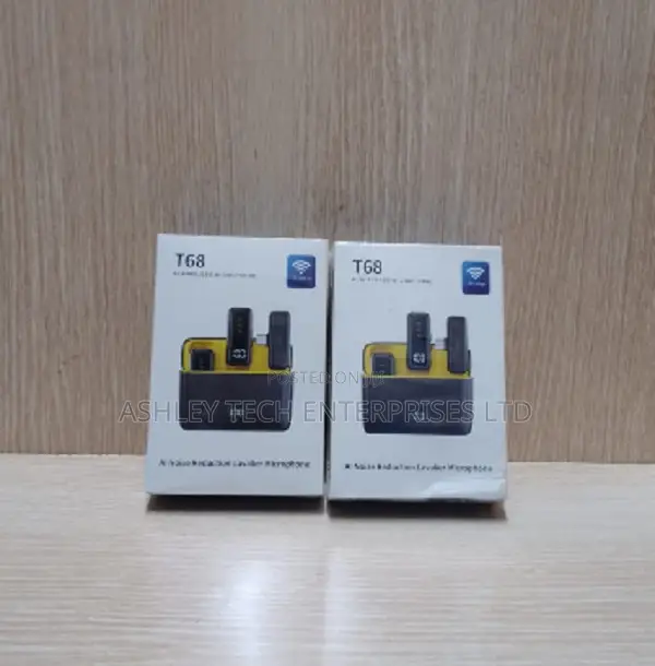T68 Dual Wireless Collar Microphone - 1