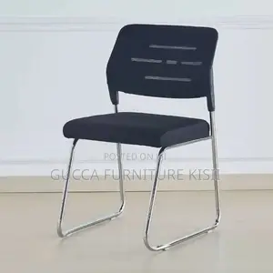 Ergonomic Fabric Office Chair - Black
