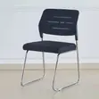 Ergonomic Fabric Office Chair - Black - 1