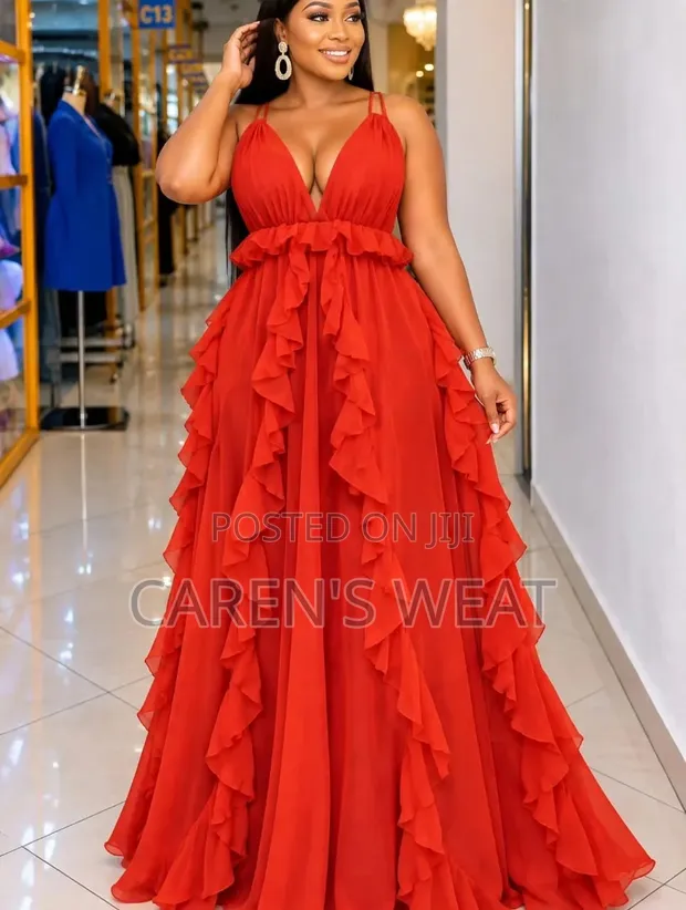 Ladies Backless Maxi Dresses - 1