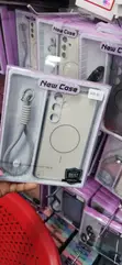 Kava Nyeusi ya MagSafe na Mkanda wa Kushika kwa Samsung Galaxy A35 5G - 1
