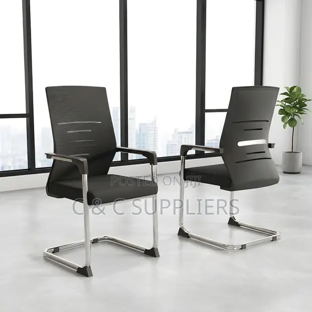 Kiti cha Wageni cha Ergonomic - Nyeusi - 1