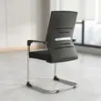 Kiti cha Wageni cha Ergonomic - Nyeusi - 3