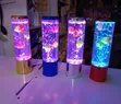 LED Water Bubble Aquarium Column 28cm - 3
