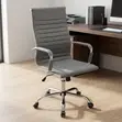 Comfortable Highback Office Chair - Gray - 5