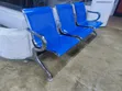 Blue 3 Seater Waiting Bench - 2