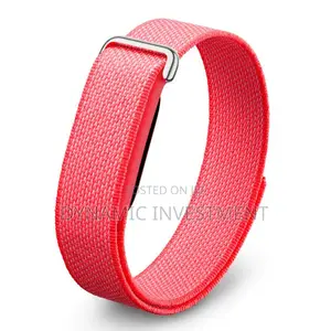 Google Fitbit Air Nylon Loop Watch Band - Red